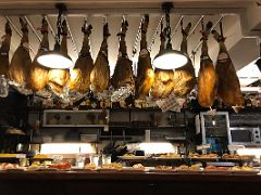 04A Iberico Hams Hang From The Ceiling At La Cepa Pintxo Tapas Bar Old Quarter San Sebastian Donostia Spain