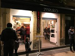 06A Bar Zeruko Pintxo Tapas Outside Old Quarter San Sebastian Donostia Spain