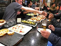 07B People Crowd Bar Sport Pintxo Tapas Old Quarter San Sebastian Donostia Spain