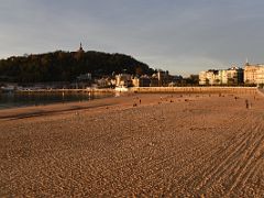 01A Mount Urgull Above The Old Quarter From Across La Concha Beach San Sebastian Donostia Spain