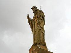 06B Sagrado Corazon Sacred Heart Of Jesus statue Is over 12m high And has been On Top Of Mount Urgull Since 1950 San Sebastian Donostia Spain