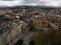 09A The Old Quarter And Saint Vincents Church From Above San Telmo On Mount Urgull San Sebastian Donostia Spain