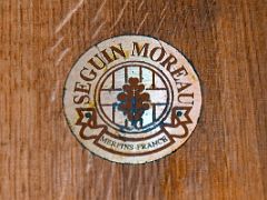 03D Seguin Moreau Meroins France Sign On Wine Barrels At Cune Winery Haro La Rioja South Of San Sebastian Donostia Spain