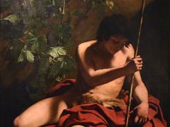 09A St John the Baptist - Caravaggio 1594-5 Sacristy Toledo Cathedral Spain