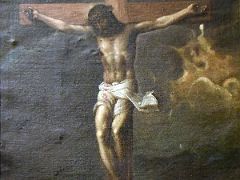 11A Christ Crucifixion - Titian 16C Sacristy Toledo Cathedral Spain