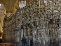 01A There are many carvings on the Trascoro choir wall Toledo Cathedral Spain