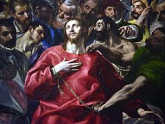 02B The Disrobing of Christ - El Greco 1577-79 - detail Sacristy Toledo Cathedral Spain