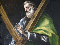 07A Saint Andrew - El Greco 1605-10 Sacristy Toledo Cathedral Spain