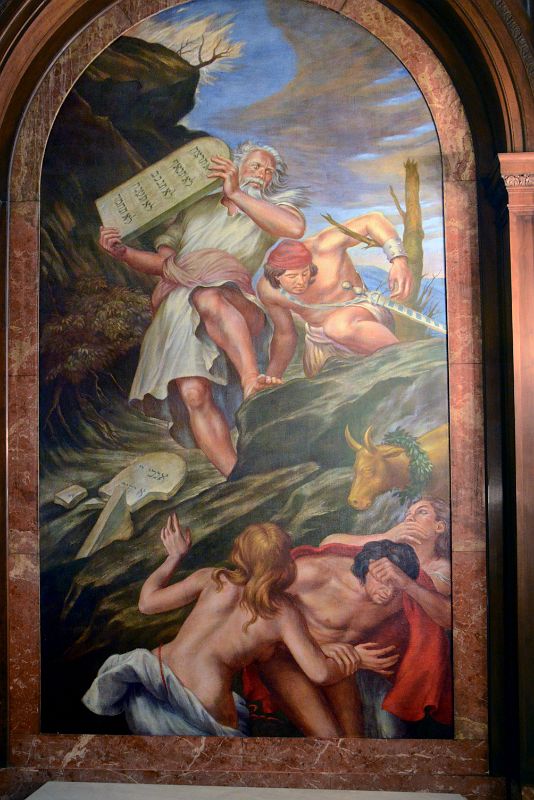 Bibliothek des Kongresses Lesesaal Moses